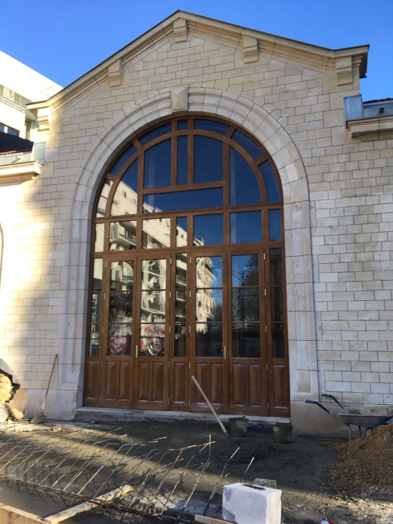 ensemble portes et impostes - gare de St Ouen - Paris 18 ème (1)