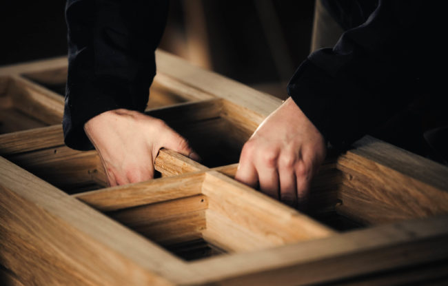 Fabrication d'une fenêtre bois